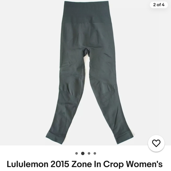 Lululemon Zone cropped leggings - Picture 2 of 5
